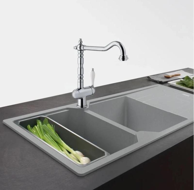 Franke Particolare Old England klassinen keittiöhana kromi 115.0060.360