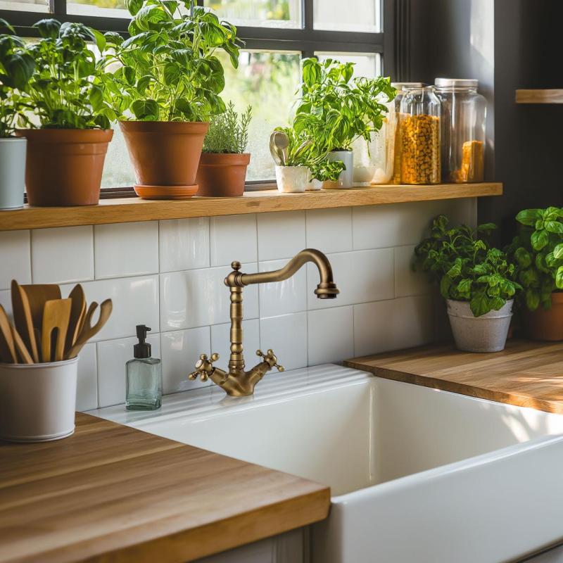 PB Nostalginen keittiöhana V1910 Pronssi