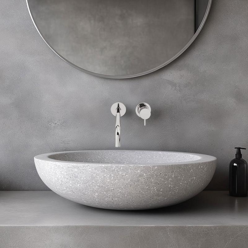 Waterevolution Flow upotettava pesuallashana kromi, ulostuloputki 25 cm T116B01-25