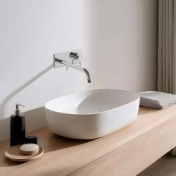 Waterevolution Flow upotettava pesuallashana peitelevyllä, kromi ja 25cm ulostulo T1161B01-25