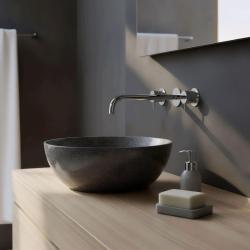 Waterevolution Flow 3-reikäinen upotettava pesuallashana kromi, ulostulo 25 cm T1163F01-25