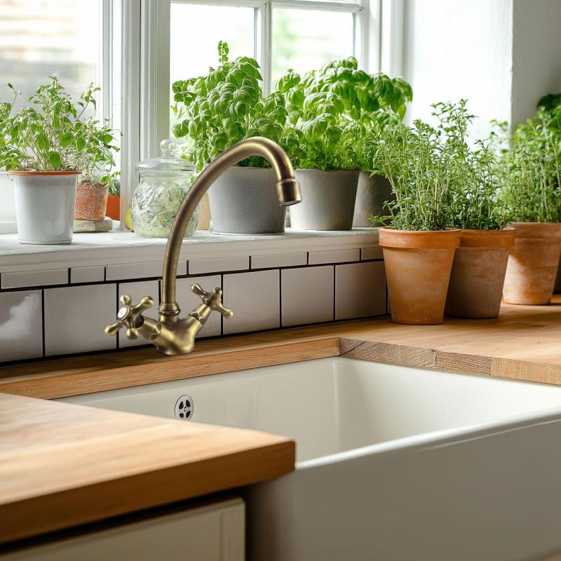 PB Nostalginen keittiöhana V1905 Pronssi 1208606672