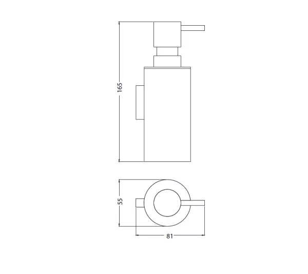 Waterevolution Deep saippua-annostelija kromi A22601