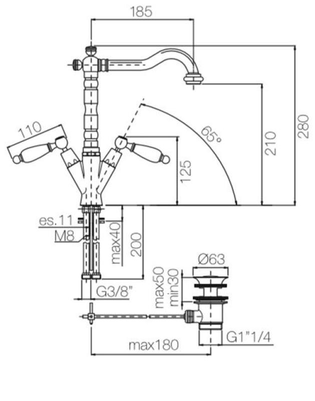 PB klassieke kraan wastafelkraan Witte hendels uitloop 18,5 cm RVS 1208854312

PB klassinen hanapesuallashana Valkoiset kahvat ulostulo 18,5 cm RST 1208854312