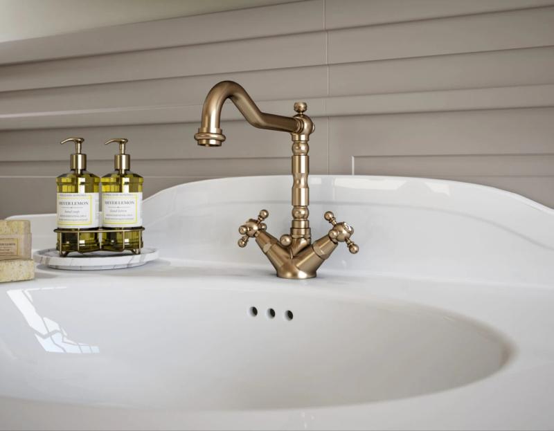 PB klassinen pesuallashana tähtinuppeilla, 18,5 cm:n nokka, Pronssi, 1208854962