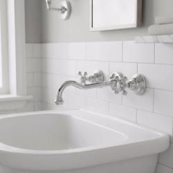 PB klassieke inbouw muurkraan met sterknoppen 25 cm uitloop Chroom 1208855112

PB klassinen seinään asennettava hana tähtikahvoilla, 25 cm ulosvedolla Kromi 1208855112