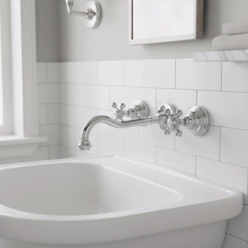 PB klassieke inbouw muurkraan met sterknoppen 25 cm uitloop Chroom 1208855112

PB klassinen seinään asennettava hana tähtikahvoilla, 25 cm ulosvedolla Kromi 1208855112