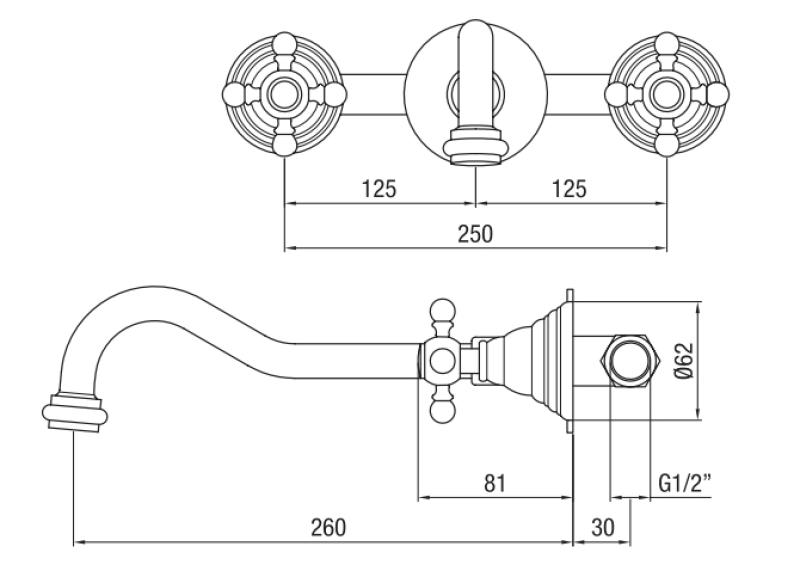 PB klassieke inbouw muurkraan met sterknoppen 25 cm uitloop RVS 1208855132 vertaalt naar het Fins als:

PB klassinen seinään asennettava hanasetti tähtikahvoilla, 25 cm ulosveto, ruostumaton 