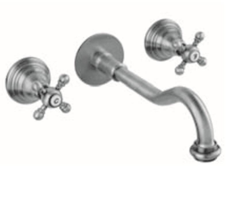 PB klassieke inbouw muurkraan met sterknoppen 25 cm uitloop RVS 1208855132 vertaalt naar het Fins als:

PB klassinen seinään asennettava hanasetti tähtikahvoilla, 25 cm ulosveto, ruostumaton 