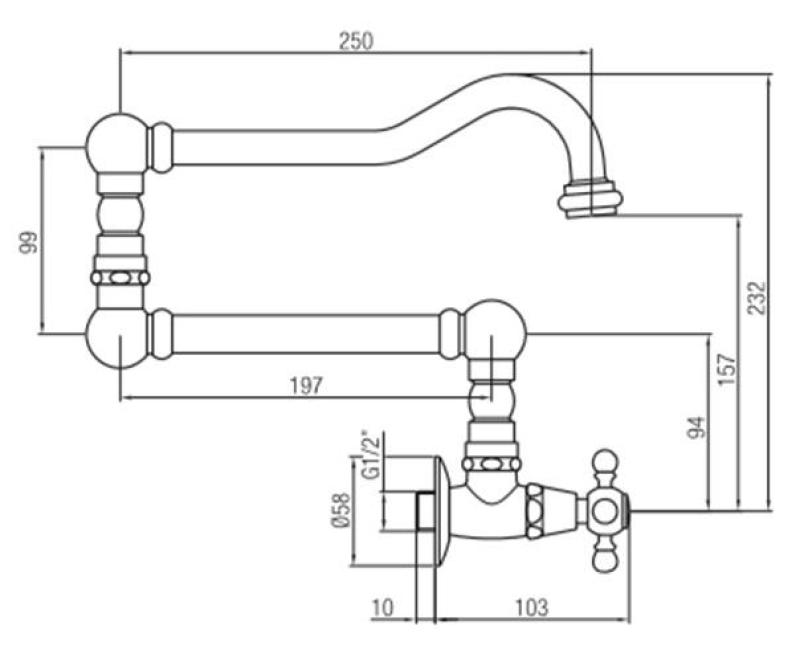 PB klassieke inbouw muur fonteinkraan met sterknop koud water en lange draaibare uitloop RVS 1208855732

PB klassinen sisäänrakennettu seinäallas hana tähtinupilla kylmälle vedelle ja pitkäll