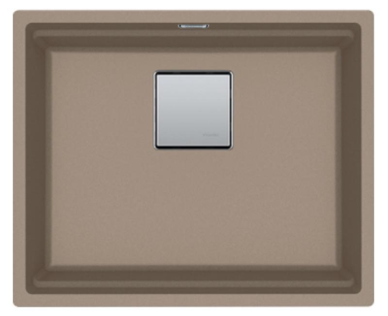 Franke Kubus KNG 110.52 pesuallas 52x42 taupe graniitti alakiinnitys 125.0512.505