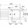 Franke Argos AGX 251 1,5 anderhalve rvs spoelbak met afdruip  vlakinbouw 1000x510 1208862702