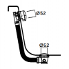 Waterevolution badoverloop met badvulcombinatie RVS B1ENCHIE