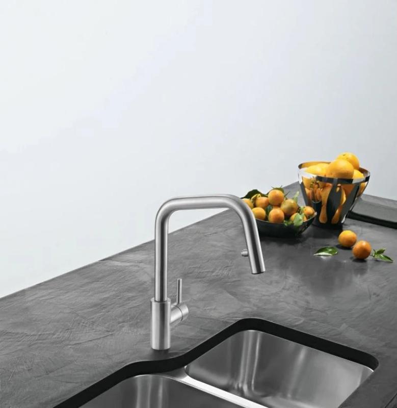 Franke Keittiöhana Kubus ulosvedettävä käsisuihku ruostumaton teräs 115.0529.207