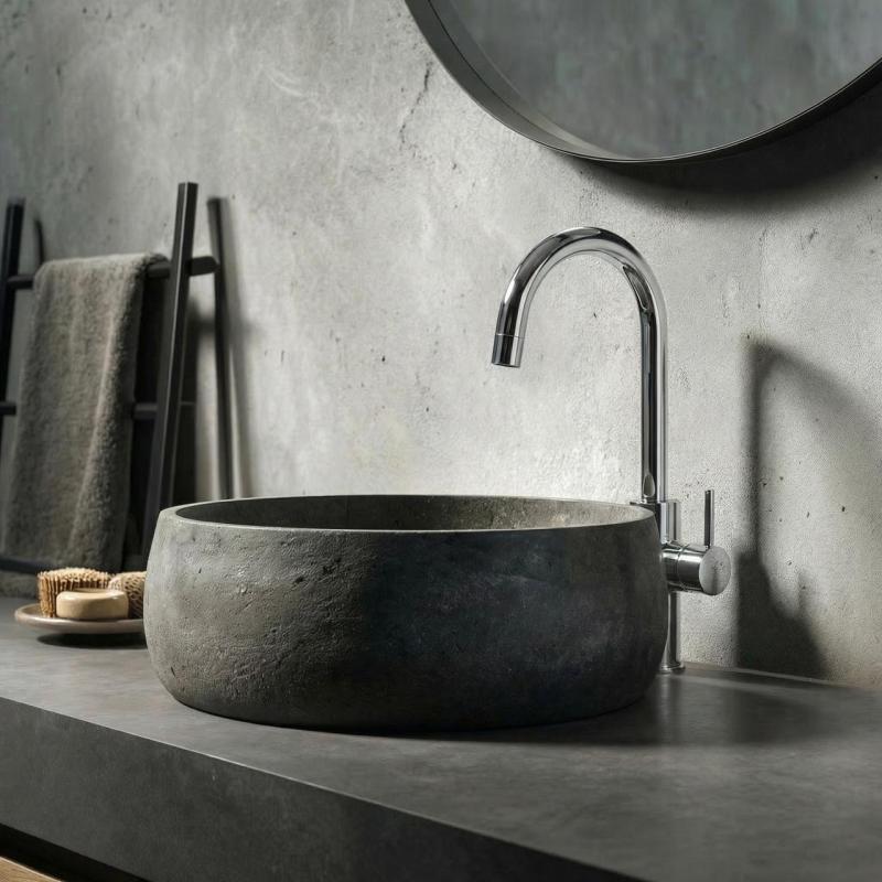 Waterrevolutie Flow wastafelkraan hoog model chroom T1121FU01