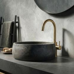 Waterevolution Flow pesuallashana, korkea malli, harjattu messinki T1121FULE