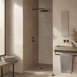 Waterevolution Flow sisäänrakennettu suihkutermostaatti yhdellä sulkuventtiilillä, mattamusta 1208920977