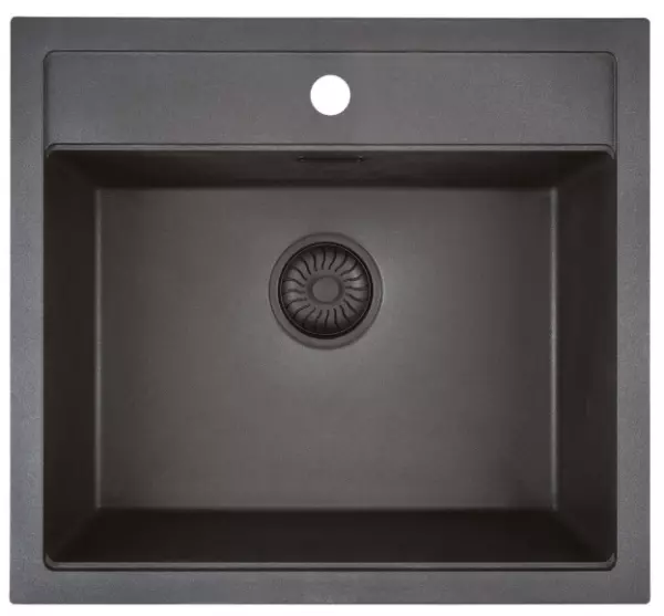 Caressi Black Line zwarte Quartz spoelbak met kraangat 50cm opbouw CAGR50KRBK-TU met zwarte korfplug 1208921328

Käännös suomeksi:

Caressi Black Line musta kvartsiallas hanareiällä 50 cm pin