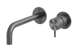 Waterevolution Flow Upouusi pesuallashana PVD Gun Metal, ulostulo 15 cm T116BME-15