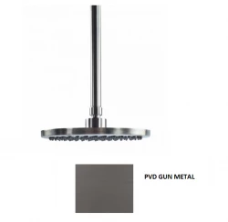 Waterevolution Flow-suihku 250 mm kattokiinnityksellä Gun Metal T1642GME