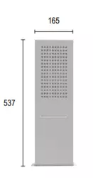 SB Square 316 Sadesuihku seinäkiinnityksellä ja vesiputoussuihkulla, täysin ruostumatonta terästä, 1208946755