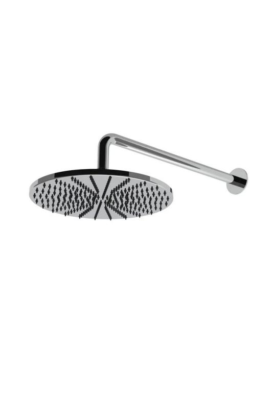 Waterevolution Flow suihkupää 250 mm, seinäkiinnitys, ruostumaton teräs T164125IE