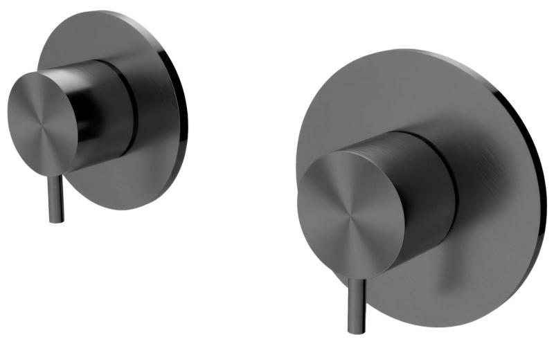 Waterevolution Flow upotettava suihkutermeetti, 1 vaihtoventtiili, gun metal 1208948849