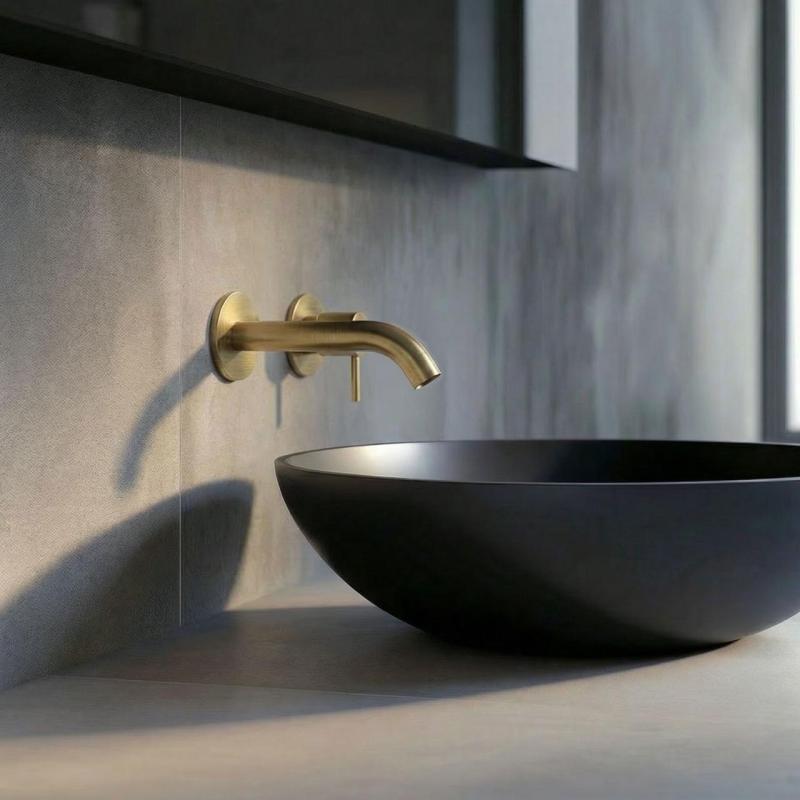 SB Round 316 upotettu pesuallashana Harjattu Messinki PVD 132mm