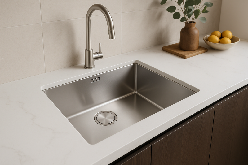 Franke Mythos MYX 110.50 ruostumaton teräs pesuallas 50x40cm alapuolinen 122.0638.199