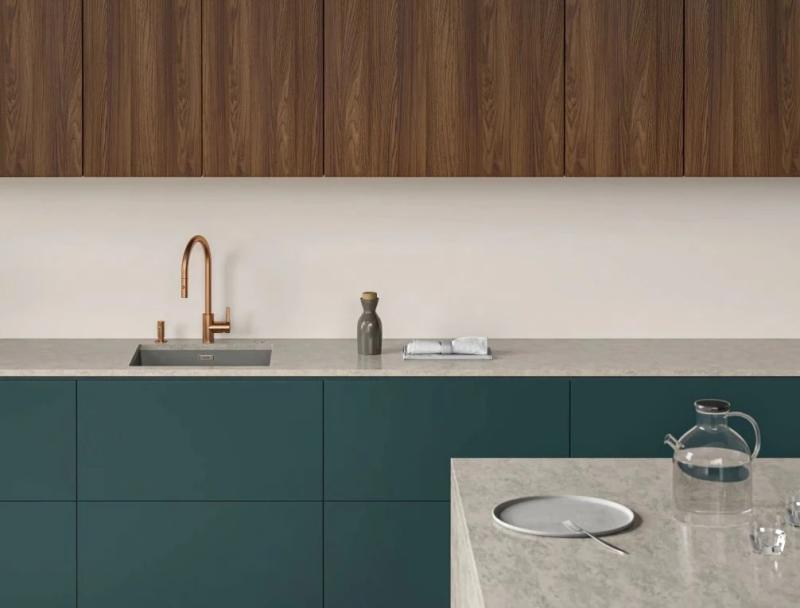 Franke kuparinen keittiöhana Eos Neo ulosvedettävällä suihkupäällä pvd kupari 115.0628.254