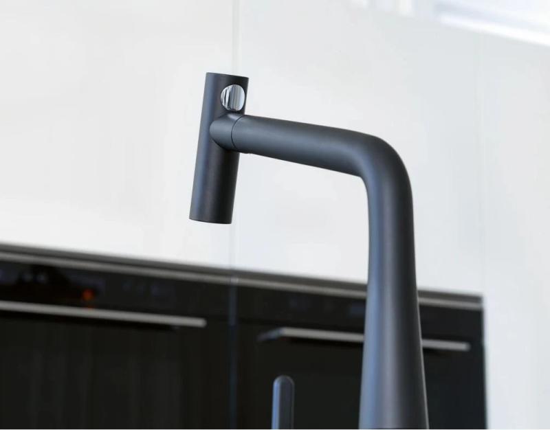 Franke Icon Keittiöhana mattamusta, ulosvedettävä juoksuputki 115.0625.190