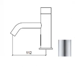 Waterevolution Flow elektroninen pesuallashana infrapuna 230 volt ruostumaton teräs T110EEIE