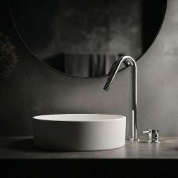 Waterrevolution Flow 2-reikäinen pesuallashana kromi korkealla V 120 mm:n juoksuputkella T1122V01