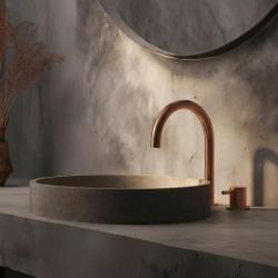 Waterevolution Flow 2-reikäinen pesuallashana PVD harjattu kupari T1121UCPE