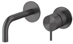 Waterevolution Flow Upouusi pesuallashana PVD Gun Metal, ulostulo 10 cm T116BME-10