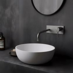 Waterevolution Flow upotettava pesuallashana peitelevyllä, kokonaan ruostumatonta terästä, ulostuloputki 21 cm T1161BIE-21