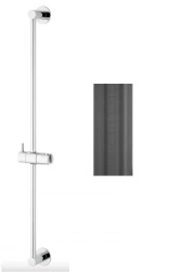 Waterevolution Flow schuifstang 800mm PVD Gun Metal T1660GME