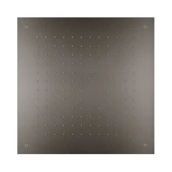 SB Square 316 Sadesuihku upotettu 50x50cm PVD gun metal 1208955323