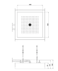 SB Rainbow-suihku kattokiinnityksellä, jossa on valot, täysin ruostumatonta terästä 1208955373