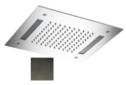 SB Easy Inbouw Regendouche 30x30cm PVD Gun Metal met verlichting 1208955443