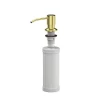 Aquadesign Romain Inbouw Zeepdispenser PVD goud