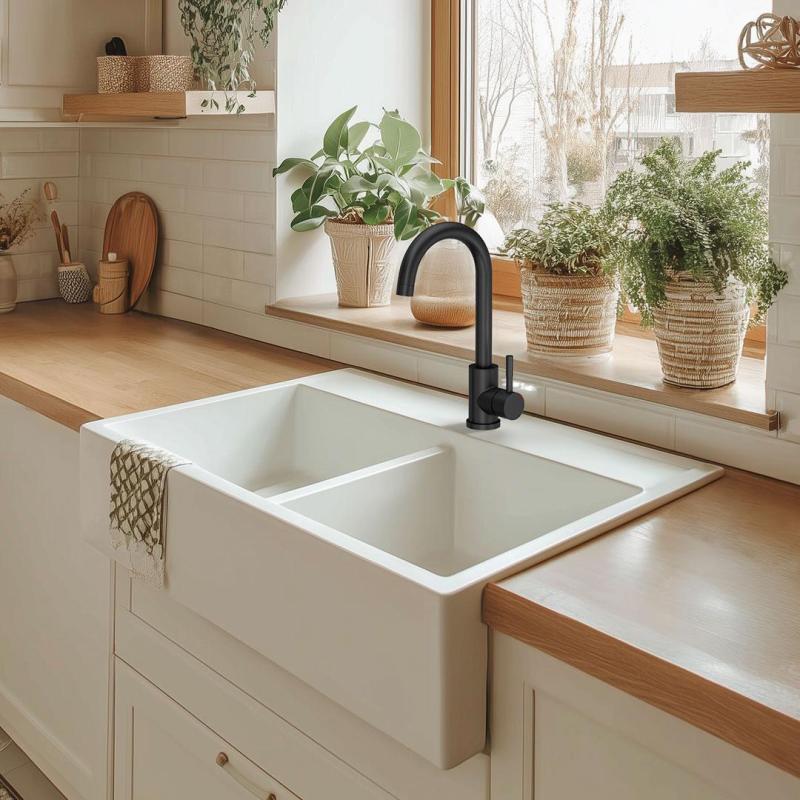 Quadri Coventry keittiöhana mattamusta kääntyvällä juoksuputkella 1208956030