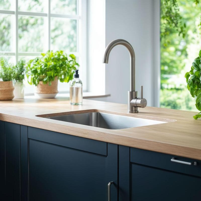 Quadri Coventry keittiöhana mattakromi kääntyvällä juoksuputkella 1208956032