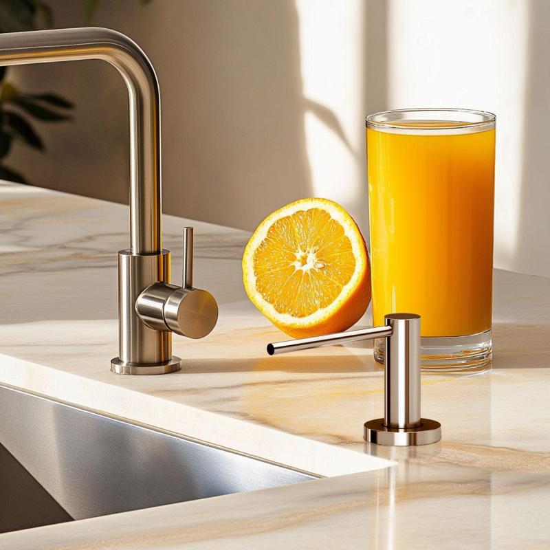 Quadri Swindon Luxe Upotettava Saippua-annostelija kromi ylhäältä täytettävä 1208956049