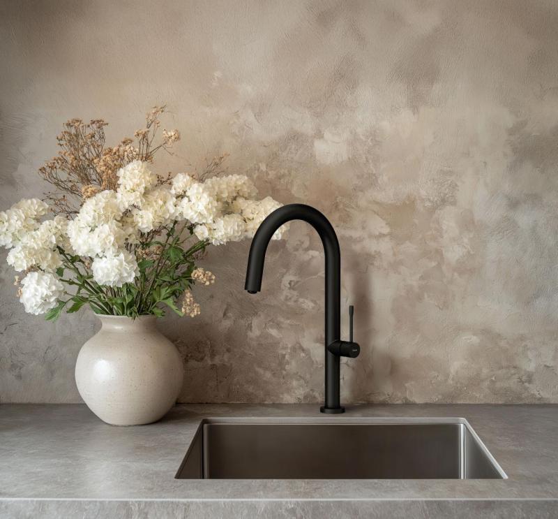 Quadri Brighton keittiöhana mattamusta kääntyvällä juoksuputkella 1208956107