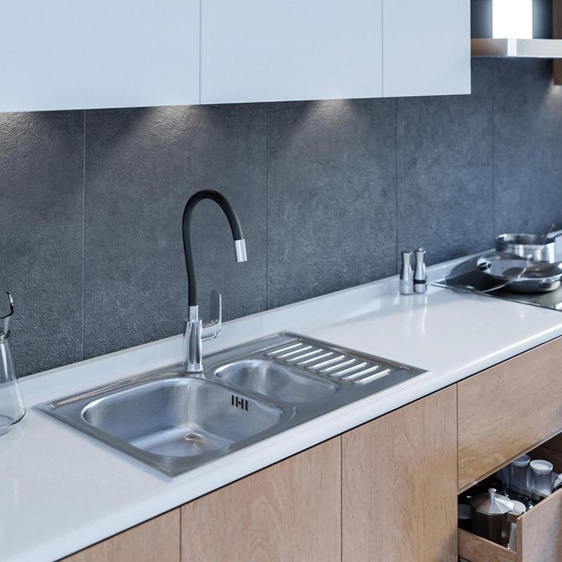 Ausmann Basic RST 1,5 upotettava tiskiallas, käännettävä, 78x50 cm, sisältää sifonin 1208956970