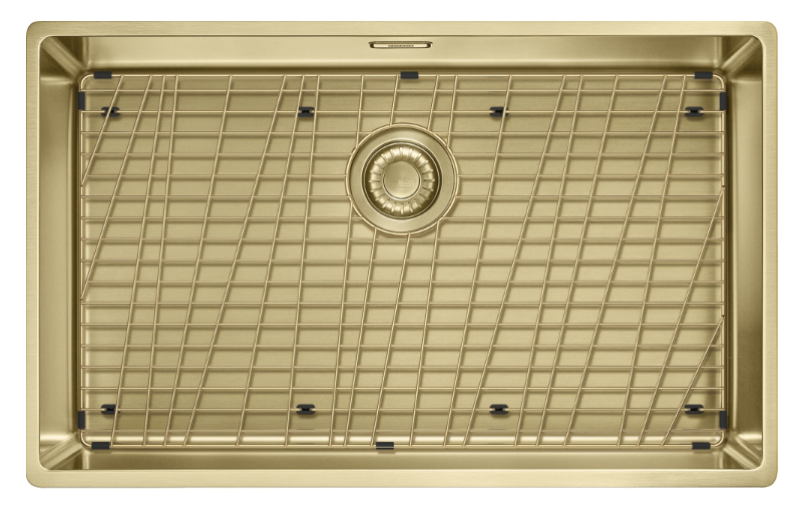 Franke Mythos Masterpiece BXM 210.68 Suuri PVD Kulta 685x410mm Tasoon asennettava ja Alakaappiin asennettava Pesuallas 127.0674.533