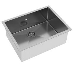 Ausmann Oder roestvrijstalen gootsteen 54x40cm vlakbouw, onderbouw en opbouw extra diep 22cm 1208957113