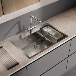 Ausmann Oder Blue grote RVS spoelbak 79x50cm vlakbouw en opbouw met kraangatbank 1208957119

Ausmann Oder Blue suuri ruostumattomasta teräksestä valmistettu pesuallas 79x50 cm taso- ja pintaa