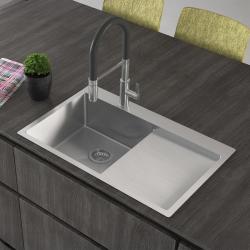 Ausmann Oder Blue roestvrijstalen spoelbak 78x50cm vlakbouw en opbouw met afdruipgedeelte 1208957122

in Fins:

Ausmann Oder Blue ruostumattomasta teräksestä valmistettu allas 78x50 cm taso- 